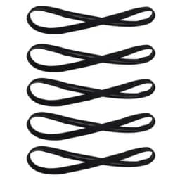 1/2/5Pcs Women Sweatbands Football Yoga Pure Hair Bands Anti-slip Elastic Rubber Thin Sports Headband Men Hair Accessories