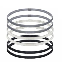 1/2/5Pcs Women Sweatbands Football Yoga Pure Hair Bands Anti-slip Elastic Rubber Thin Sports Headband Men Hair Accessories