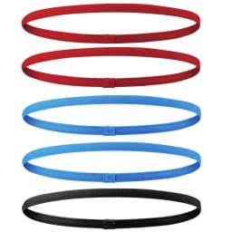 1/2/5Pcs Women Sweatbands Football Yoga Pure Hair Bands Anti-slip Elastic Rubber Thin Sports Headband Men Hair Accessories