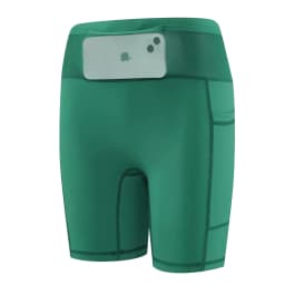 Womens Marathon Running Shorts with Waist Pack Compression Gym Tights Yoga Fitness Outdoor Sports Short Pants Leggings Quick Dry