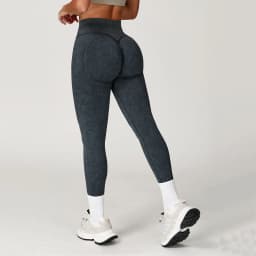 Yoga Pants Sports Leggings Women Seamless Sports Yoga Pant High Waist Ribbed Gym Clothes Fitness Workout Wear Scrunch Bum Tights