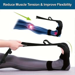 Multifunctional foot and calf stretcher, yoga stretching belt, leg stretcher, calf rope stretcher, foot stretcher, yoga muscle r