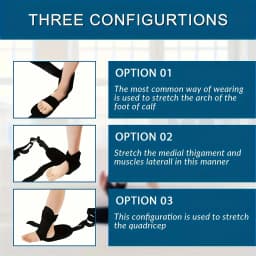 Multifunctional foot and calf stretcher, yoga stretching belt, leg stretcher, calf rope stretcher, foot stretcher, yoga muscle r