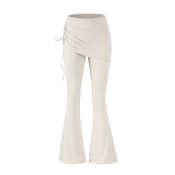 Yoga Bell-bottom Pants Fake Two-piece Skirt Pants High Waist Hip Lift Tight Body Anti-exposure Pilates Sports Fitness Leggings