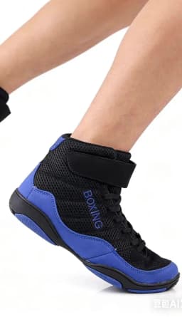 New Men's Boxing Shoes Professional Tennis Lightweight Adult Comfortable Classic Women's Fighting Shoes Anti Slip Boxing Boots