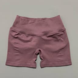 HISTELLO Vision Shorts 4.5" Df Dupe Women Yoga Cross Waist Workout Short Seamless Leggings Stretch Fitness Running Gym Shorts
