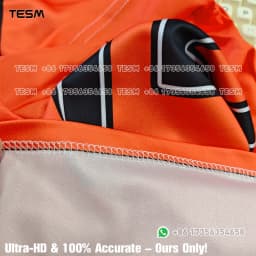 TESM Retro Football Jersey 1974 Style #14 Print Orange Soccer Fan Shirt Men Beach Tennis Padel & Volleyball Training