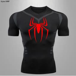 Men Long Sleeve Rashguard Compression T-Shirt Elastic Running Fitness Tee Tops Tight Man Sports Training Superhero Sportswear