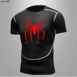 Men Long Sleeve Rashguard Compression T-Shirt Elastic Running Fitness Tee Tops Tight Man Sports Training Superhero Sportswear
