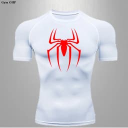 Men Long Sleeve Rashguard Compression T-Shirt Elastic Running Fitness Tee Tops Tight Man Sports Training Superhero Sportswear