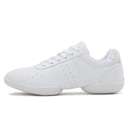Cheerleading Shoes Women Girls Kids Youth White Black Cheer Shoes Dance Sneakers Lightweight Aerobics Sports Footwear 610