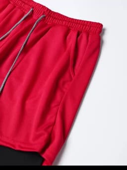 VOLCOM - Men's 2-in-1 Printed Shorts, suitable for sports, running, jogging, fitness, and comprehensive training, featuring comp
