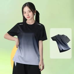 Bodybuilding Women's Quick-Dry Summer Thin Short Sleeve T-Shirt Loose Fit Athletic Top for Gym Hiking Running Training