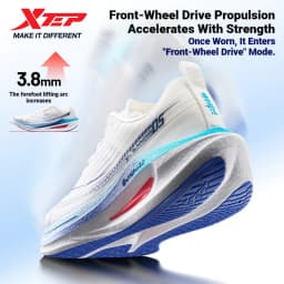 Xtep One Piece Modeling 5.0 Soft Cushioning Sole Combat Non-Slip Durable Support Running Shoes For Male 874219110036