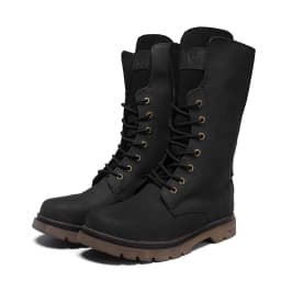 KOWM Cowhide Hiking Shoes Men Waterproof Motorcycle Tactical Shoes Hunting Boot Desert Combat Snow Boots Trekking Travel Sneaker