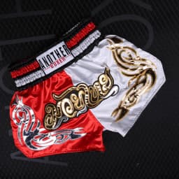 Muay Thai Pants Embroidery Boxing Shorts Women Men Satin Fight Kickboxing Training Trunks Kids Boy Girl Martial Arts MMA Clothes