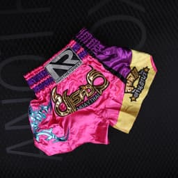 Muay Thai Pants Embroidery Boxing Shorts Women Men Satin Fight Kickboxing Training Trunks Kids Boy Girl Martial Arts MMA Clothes