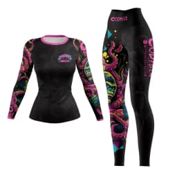 Cody Lundin Jiu Jitsu Rashguard MMA T-shirt +Pant Women 4PCS/Set Gym Running Grappling Bjj Boxing Sport Muay Thai Shorts Jerseys
