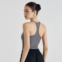 SOISOU Running Sports Bra Fixed Cups Women Top Tight Fitness Yoga Women's Underwear Gym Workout Clothes Nylon Sports Yoga Tops