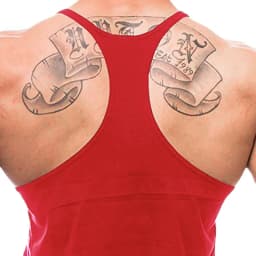 Red Spider Printed Sleeveless Cotton Y-back Tank Tops Gym Fitness Bodybuilding Sport Shirts Breathable Mens Workout Muscle Vests