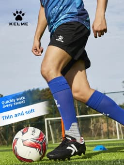 Kelme Men's Football Shorts Outdoor Breathable Running Knitted Shorts Camping Hiking Pants Yoga Basketball Quick Dry Pants