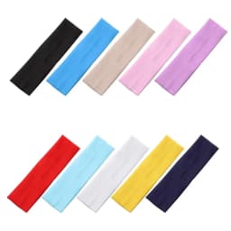 1PC Ribbon Yoga Headwear Fitness Solid Color Sports Headbands Yoga Hair Bands Elastic