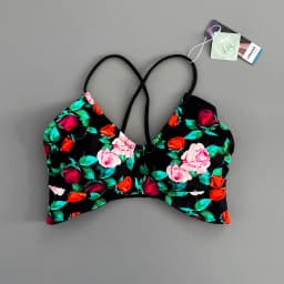 Women Cross Back Padded Sports Bra Thin Straps Wireless Shockproof Soft Breathable Yoga Fitness Camisole Top