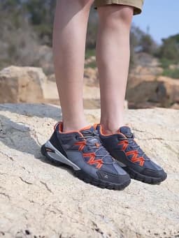 HUMTTO Summer Breathable Shoes for Men Non-slip Hiking Men's Sports Shoes Luxury Designer Outdoor Black Rubber Trekking Sneakers