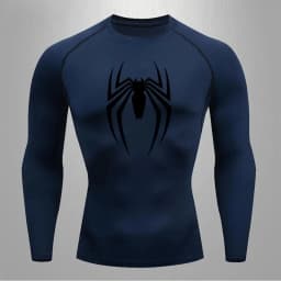 Spider Men Sports Rashgard Short Sleeves T Shirt Print Compression Running Workout Bodybuilding Quick-Dry T-Shirts