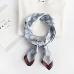 70cm Fashion Bandana Hair Scarf For Women Paisley Print Kerchief Silk Satin Head Scarfs Square Shawl Wraps Neck Scarves For Lady
