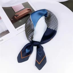 70cm Fashion Bandana Hair Scarf For Women Paisley Print Kerchief Silk Satin Head Scarfs Square Shawl Wraps Neck Scarves For Lady
