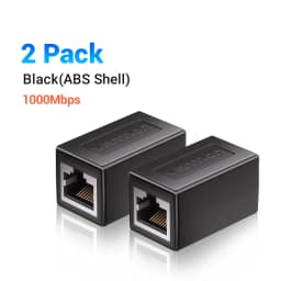 Vention RJ45 Connector Cat7/6/5e Ethernet Adapter Female to Female 8P8C Patch Network Extender Extension Wire for Ethernet Cable