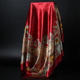 Fashion Hijab Scarf For Women Square Shawls Satin Silk Hair Scarfs Female 90*90cm Kerchief Bandana Head Neck Scarves For Ladies