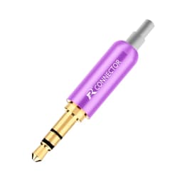 10pcs Stereo 3.5mm Connectors with Protecting Tail Gold Plated 3 Poles Plug 3.5mm Jack Male Connector Earphone Jack DIY