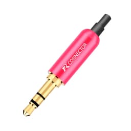 10pcs Stereo 3.5mm Connectors with Protecting Tail Gold Plated 3 Poles Plug 3.5mm Jack Male Connector Earphone Jack DIY