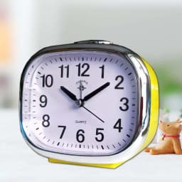 Non Ticking Mechanical With Night Light Home Use Desk Large Display Silent Sweep Snooze Bedside Decoration Alarm Clock MJ924