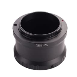 T2-NEX Telephoto Mirror Lens Adapter Ring for Sony NEX E-Mount Cameras to Attach T2/T Mount Lens