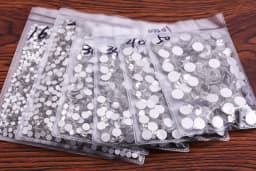 Super Glitter Crystal AB Non Hot Fix Rhinestones SS3-SS50 FlatBack Strass Sewing&Fabric Garment Nail Art Rhinestones Decorations