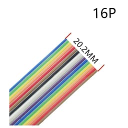 2 Meter 16P Cable Rainbows Flat Wire Support Wire Welding Cable Connector Wire Ribbon Extension Cable