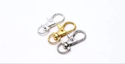10pcs/lot Key Chain Ring Outdoor Backpack Bag Parts Snap Hook Swivel Trigger Lobster Clasp For DIY Craft Jewelry Making Supplies