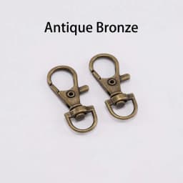10pcs/lot Key Chain Ring Outdoor Backpack Bag Parts Snap Hook Swivel Trigger Lobster Clasp For DIY Craft Jewelry Making Supplies