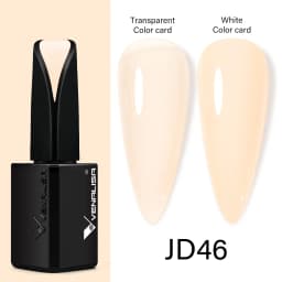 15ml VENALISA Super Nail Gel Polish Color Gel Nail Lacquer Soak off UV LED Gel Pure Black White Color Gel Silk Matte Top Coat