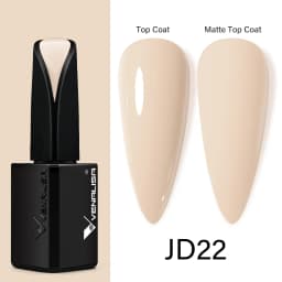 15ml VENALISA Super Nail Gel Polish Color Gel Nail Lacquer Soak off UV LED Gel Pure Black White Color Gel Silk Matte Top Coat
