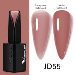 15ml VENALISA Super Nail Gel Polish Color Gel Nail Lacquer Soak off UV LED Gel Pure Black White Color Gel Silk Matte Top Coat