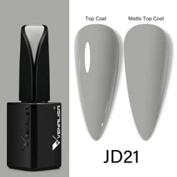 15ml VENALISA Super Nail Gel Polish Color Gel Nail Lacquer Soak off UV LED Gel Pure Black White Color Gel Silk Matte Top Coat