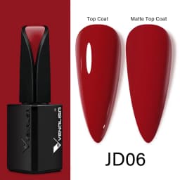 15ml VENALISA Super Nail Gel Polish Color Gel Nail Lacquer Soak off UV LED Gel Pure Black White Color Gel Silk Matte Top Coat