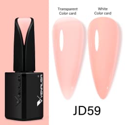15ml VENALISA Super Nail Gel Polish Color Gel Nail Lacquer Soak off UV LED Gel Pure Black White Color Gel Silk Matte Top Coat
