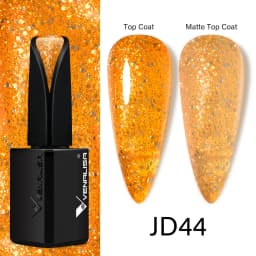 15ml VENALISA Super Nail Gel Polish Color Gel Nail Lacquer Soak off UV LED Gel Pure Black White Color Gel Silk Matte Top Coat