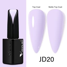 15ml VENALISA Super Nail Gel Polish Color Gel Nail Lacquer Soak off UV LED Gel Pure Black White Color Gel Silk Matte Top Coat