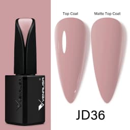 15ml VENALISA Super Nail Gel Polish Color Gel Nail Lacquer Soak off UV LED Gel Pure Black White Color Gel Silk Matte Top Coat